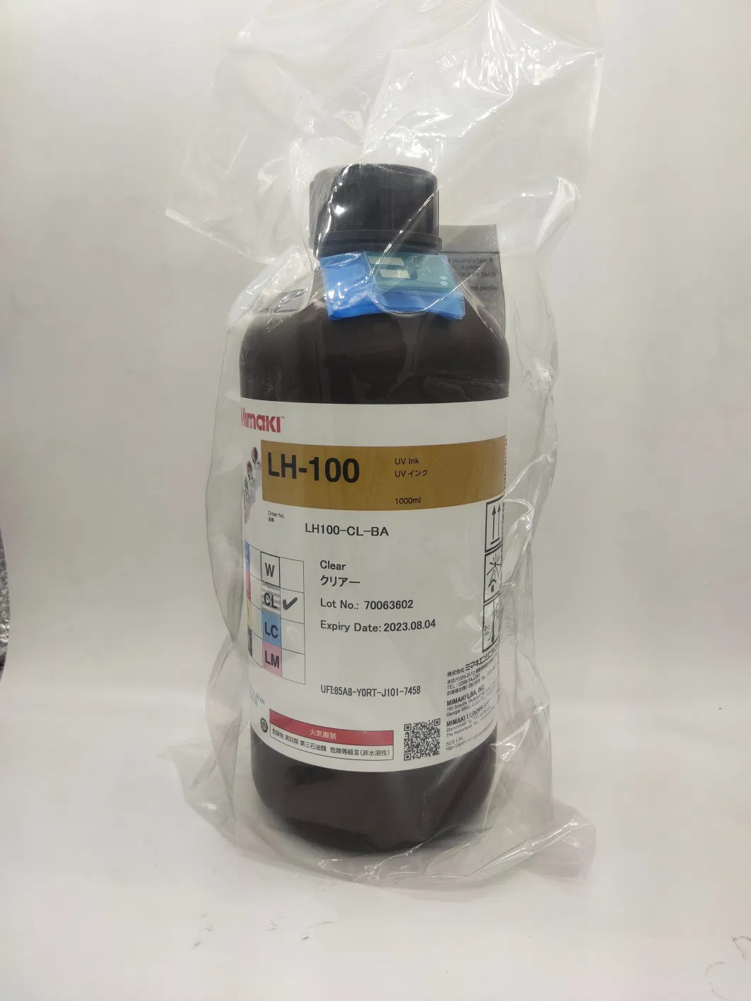 Lh-100 1000ml UV Ink for Jfx200-2513 Ujf3042mkii 6042mkii Original Mimaki UV Ink