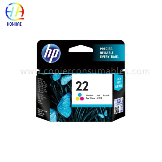 Cartucho de tinta para HP Color 5508 3606 J3508 J3608 (702 22) C9352an