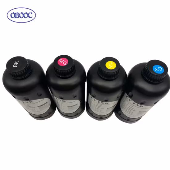 Tinta UV LED de calidad de impresión estable para impresora de inyección de tinta Epson L1800