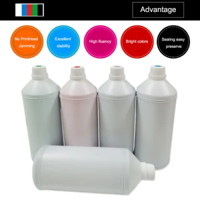 500ml 1000ml Impresión de botellas Película Pet Tinta pigmentada de transferencia de calor Dtf para impresora de inyección de tinta Epson Tinta Dtf