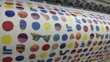 40 GSM 64′ ′ Papel de transferencia por sublimación de calor de secado rápido con alta tasa de transferencia