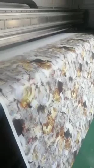 China hizo papel de transferencia de calor de impresión de papel de sublimación 100GSM para tejido de poliéster Jersey